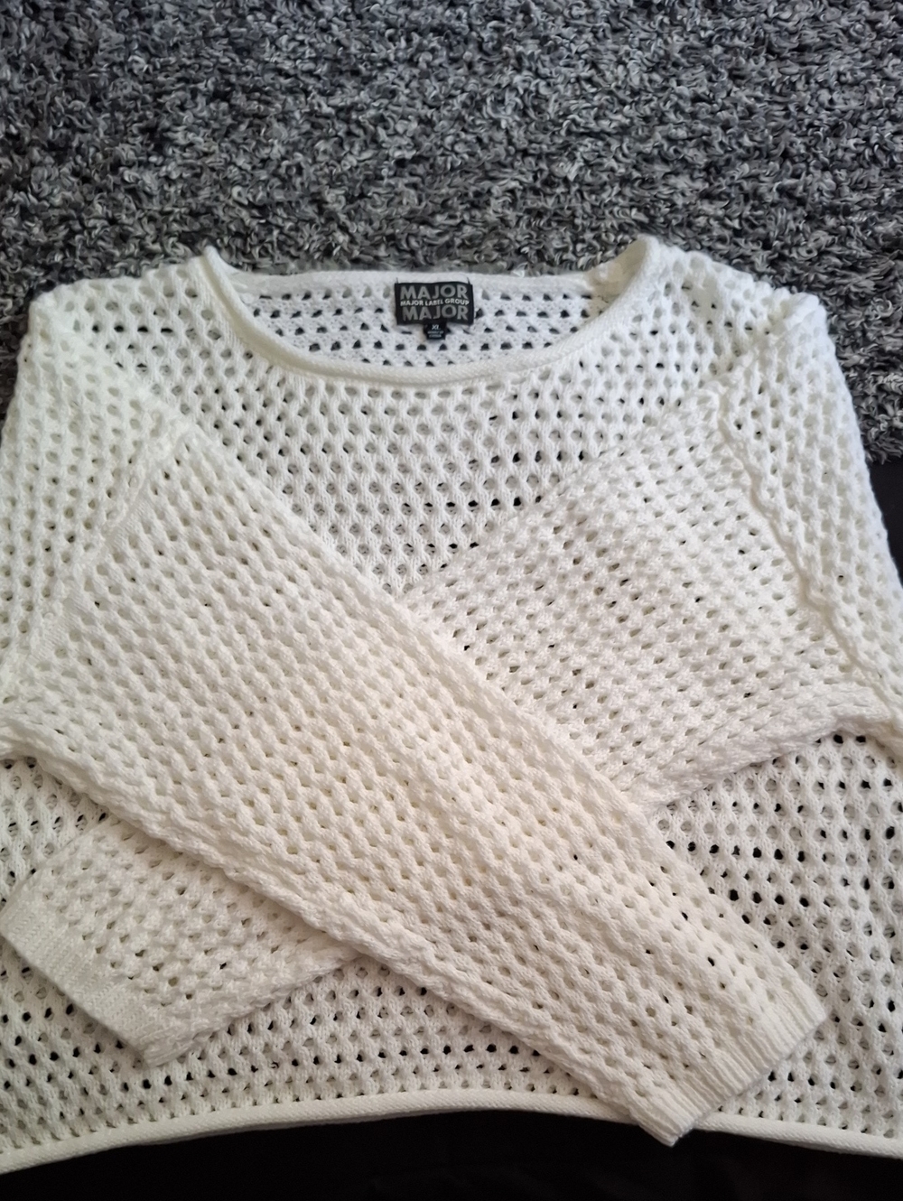 Major Label Group Crochet Sweater